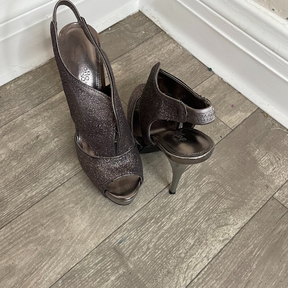 Glitter heels